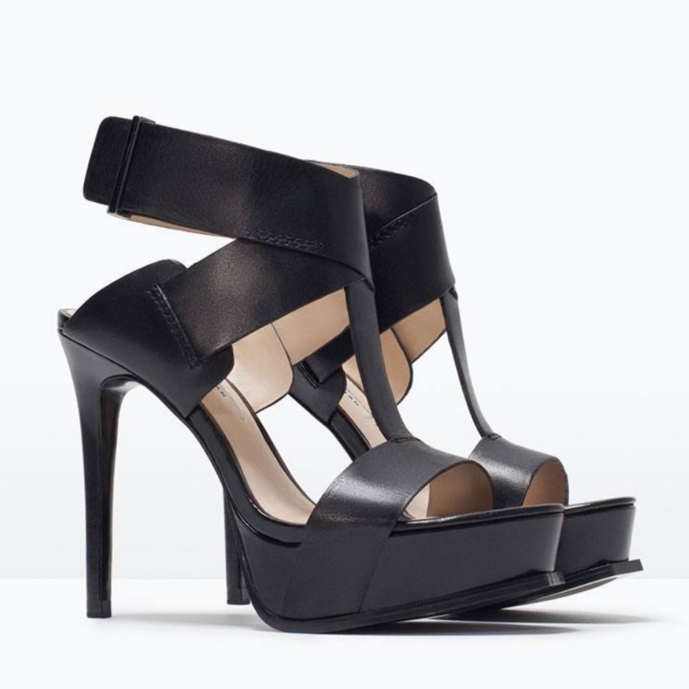 ZARA Platform Heels 39